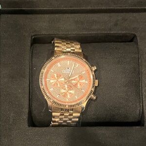Ice Watch with Copper Dial and Gold Bracelet